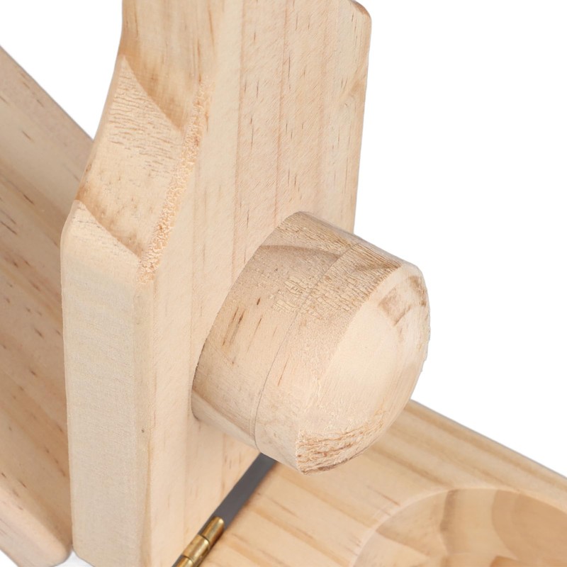 Tostonera Plantain Masher 6.3in Pine Wood Reusable Banana Smasher Maker