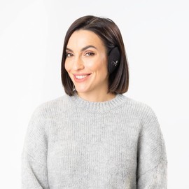 Lierys Earbags Women's / Men's Ear Warmers Lined with Fleece - Protection from Wind/Cold - Ear Muffs in One Size (9.5 x 7 cm) - Enclosed Ear Completely - Autumn/Winter -