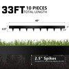 Worth Garden 10-Pack Corten Steel Landscape Lawn Edging - 5in