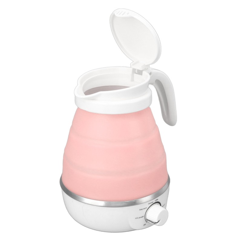 0.6L Foldable Electric Kettle 600W Heat Resistant Rust Proof Portable