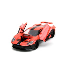 Jada Toys - Pink Slips Model Car 1:24 Ford GT (2017) - Large Toy Car (8") Metal with Rubber Tyres and Opening Parts, Car for Adults and Children from 8 Years