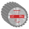 10 Pack Circular Saw Blade 7-1/4" 24T with 5/8" Arbor,