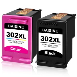 BAISINE 302XL Remanufactured for HP 302 302XL Printer Cartridges for HP Officejet 3830 3831 4650 4651 5230 Deskjet 1110 2130 2134 3630 3632 3634 Envy 4520 4522 4522 4 524 452527 4511 4512