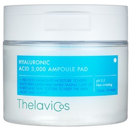 테라비코스 히알루론산 3000 앰플패드 155ml, 70매입, 1개 Terabicos Hyaluronic Acid 3000 Ampoule Pad 155ml, 70 sheets, 1 pack