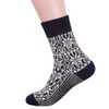 100% Pure Wool Medium Weight Norway Star Pattern Ankle Sock