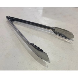 Kitchen Supply Wholesale 12-Inch Stainless Steel Heavy Weight Tong - NEW