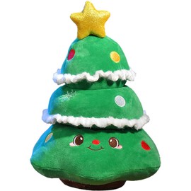 QWEPU Christmas Tree Cuddly Toy, Christmas Tree Plush Toy, Santa Claus Stuffed Toy, Santa Claus for Sofa, Bedroom, Decoration, Toy, Christmas, New Year Gift