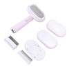 5 in 1 Pet Slicker Brush One Button Hair Removal