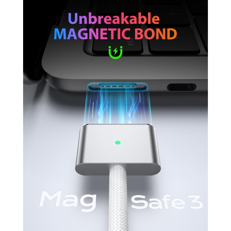 Stouchi 6ft USB-C to Magnetic 3 Cable, 140W Fast Charging