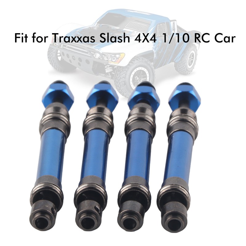 4Pcs CVD Front Rear Drive Shaft Metal Transmission Axle for