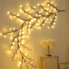 Leadigol Vine Lights, 96 LEDs Bendable Willow Vine Lights,8 Modes