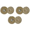 MYmama Insert-In Magnetic Hook Silver Button (14mm, Pack of 3)