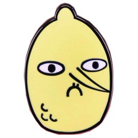 Earl of Lemongrab Come Along With Me Adventure Time Jake Finn Cartoon Animated TV Show 1.1" Enamel Pin Badge