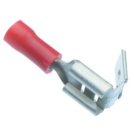 20 x Red 6.3mm Insulated Piggyback Crimp Spade Terminal Connector 16-22 AWG Wire Cable Electrical