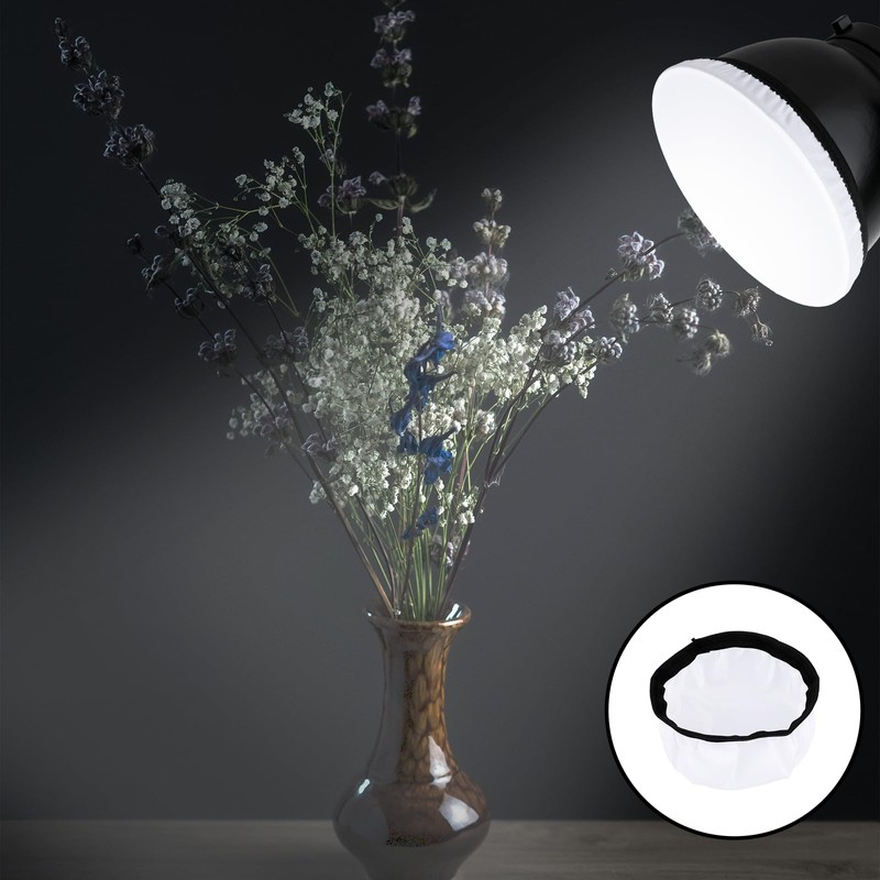 2Pcs Light Diffuser Sock, 7"/18cm Diffuser Lamp Cover White Soft