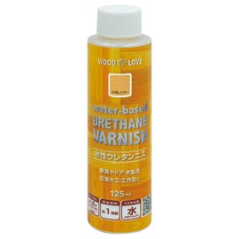 Nippe Wood Love Water-Based Urethane Varnish, Frosted Clear, 4.2 fl oz (125 ml)