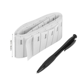 Name Tags for Iron-on, Pack of 200 Name Labels, Laundry Labels for Ironing, Washable, White Name Labels for Clothes