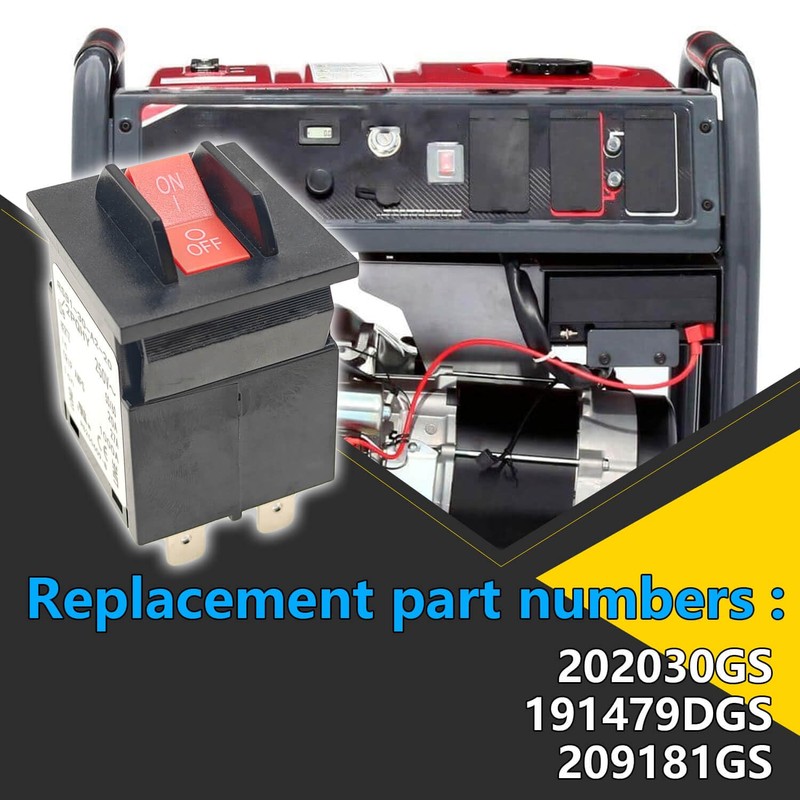 20 Amp Circuit Breaker – Compatible with Briggs & Stratton