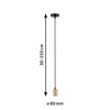 Paulmann 71134 luminaire Ravi IP44 E27 max. 60W Black matt,