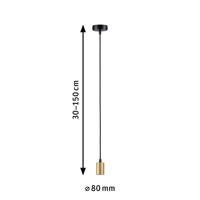 Paulmann 71134 luminaire Ravi IP44 E27 max. 60W Black matt,
