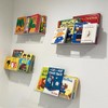 EWIGE Vinyl Record Wall Mount Pack of 6 Acrylic Storage