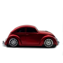 TDRTECH Cool Sports Car Shaped 2.4GHz Optical Gaming Mouse for PC, Laptop - Red