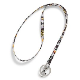 Vera Bradley Cotton Lanyard, Daisies White