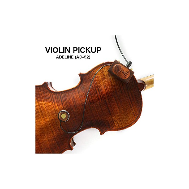 adeline Violin pickup, no damage to paint, carrying volume adjustment