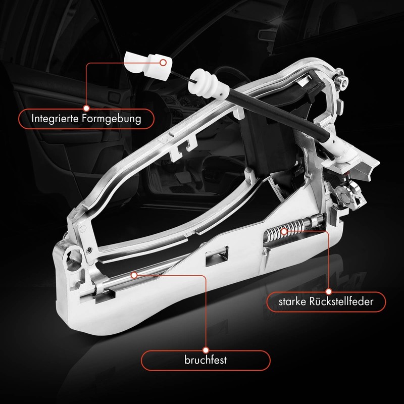 Frankberg Door Handle Carrier Bearing Bracket Handle Carrier Rear Right