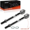 A-Premium 2 x Front Inner Tie Rod Ends, Compatible with