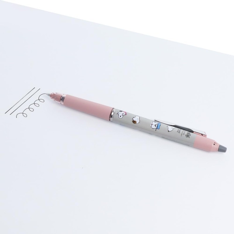 Sunstar Stationery S4654862 Snoopy Ballpoint Pen, Frixion Knock, D Pattern