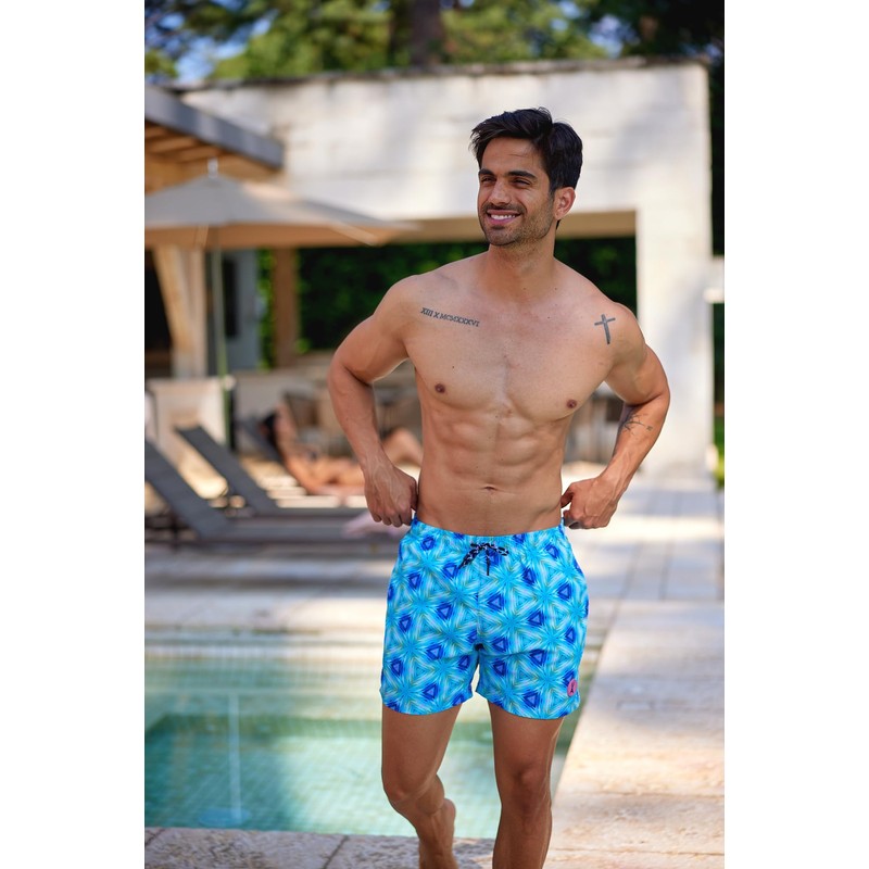 Alfani Traje de Baño para Hombre Short de Nadar Corto