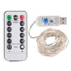Fantasee Copper Wire String Lights USB Powered LED Fairy Lights