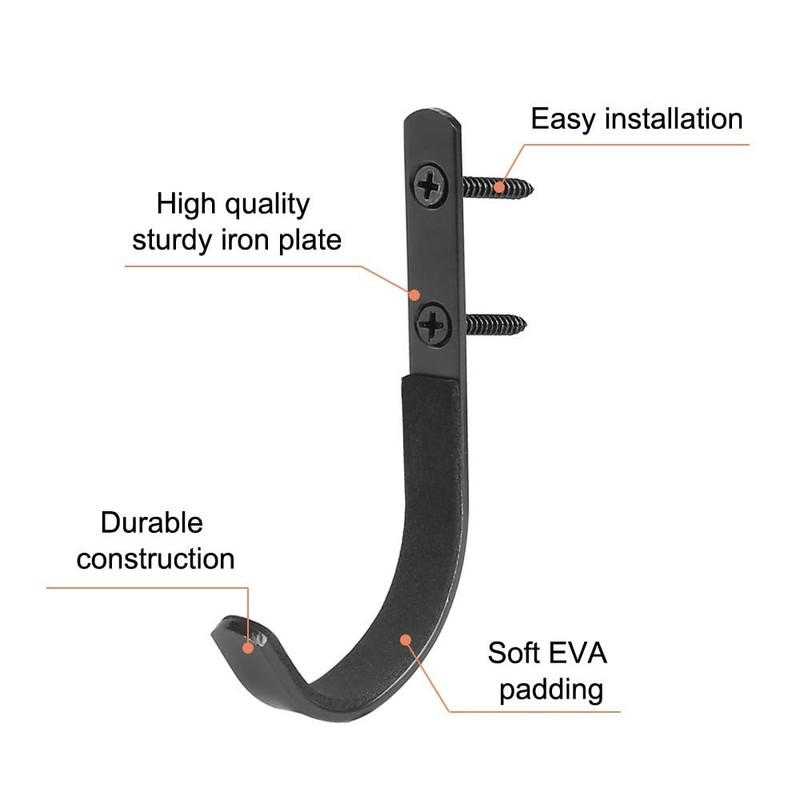 MiOYOOW Stainless Steel Wall Mount, Weapons Wall Mount, Weapon Holder,