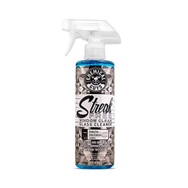 Chemical Guys Limpiador de cristales y ventanas sin rayas (Funciona en espejos, pantallas de navegación y más), sin amoníaco y seguro para cristales tintados, 473 ml