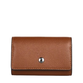 Coach CX142 Men's Accessory Key Case QB/SD (Saddle) Brown [Outlet], QB/SD (Saddle)