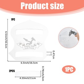 SUPERFINDINGS Fire Department Painting Stencil 16.5x16.5cm Reusable Acrylic Template Firefighter Fire Helmet Shield Template for Custom Made Wood Leather Crafts Firefighter Gift DIY