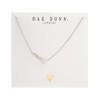 Rae Dunn 14K Gold Plated Brass Necklace - Sideways Initial