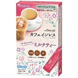 Wakodo mom style milk tea 105g (15gX7 pieces)