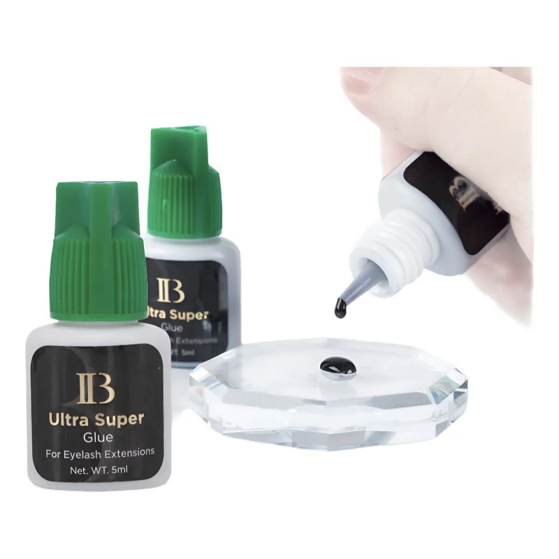 Ib Ultra Super Glue 5ml - Original Pegamento Pestañas Negro