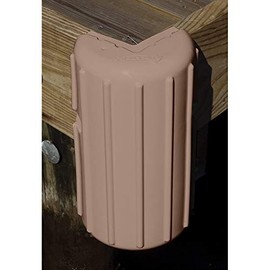 Dockmate Ultimate Corner Dock Bumper Fender | Inflatable Dock Protection | Marine-Grade Vinyl | Stainless Steel Mounting Hardware Included | 8" x 16"