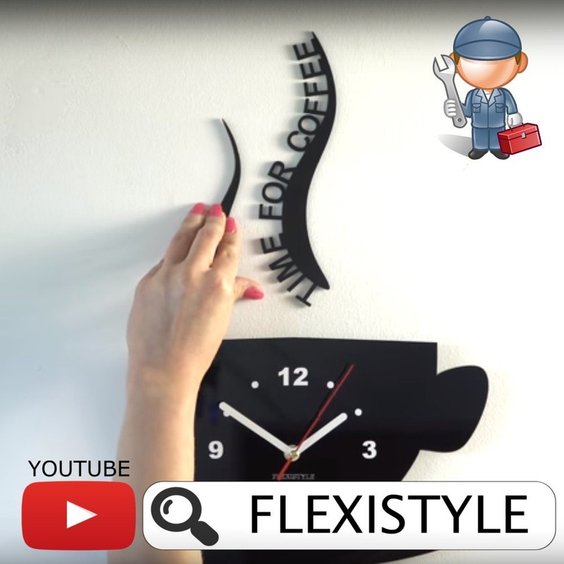 FLEXISTYLE Tasse Time for Coffee (Zeit für Kaffee) Moderne Küche