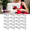 20 Pcs Gathering Foot Stainless Steel Sturdy Durable Household Sewing