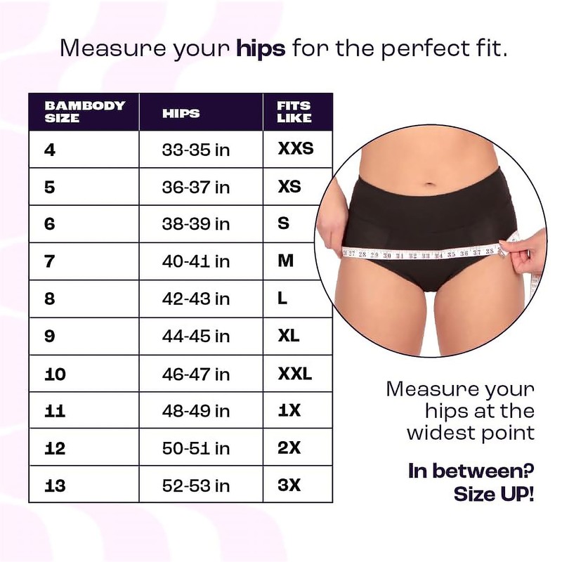 Bambody Absorbent Boxer: Period Underwear for all Day and Night