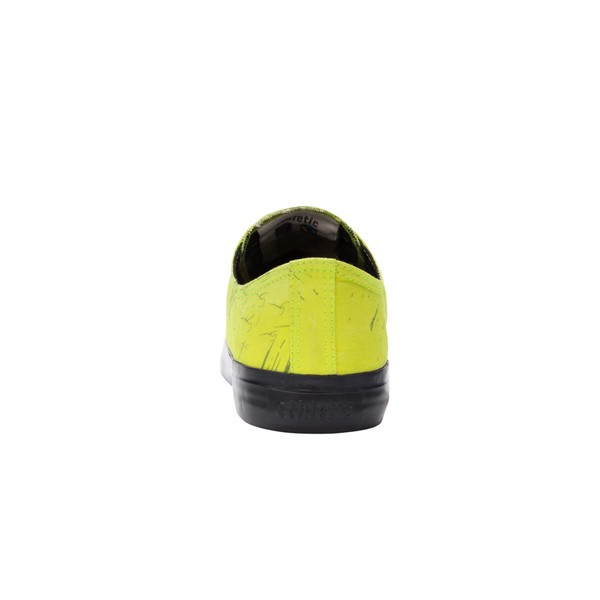 Ethletic Unisex Fair Trainer Cap Lo Cut Sneaker, Dove Camo Neon Lime Jet Black, 4 UK