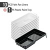 Bates- Paint Tray Liner, 4 Inches, One Plastic Paint Tray