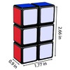 1x2x3 Speed Cube QiYi Toys Magic Speed Cube Puzzles Black