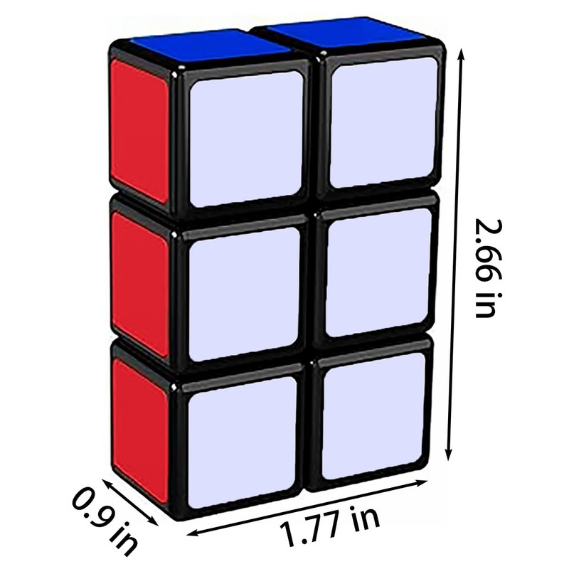 1x2x3 Speed Cube QiYi Toys Magic Speed Cube Puzzles Black