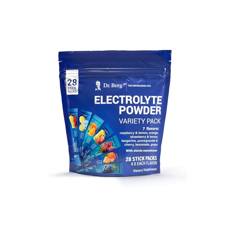 Berg Nutritionals Paquetes Electrolitos Polvo Azúcar Paquete Variado Mezcla Bebida