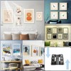 4 Pairs Interlocking Flush Mount Bracket Picture Hanging Hooks Stainless